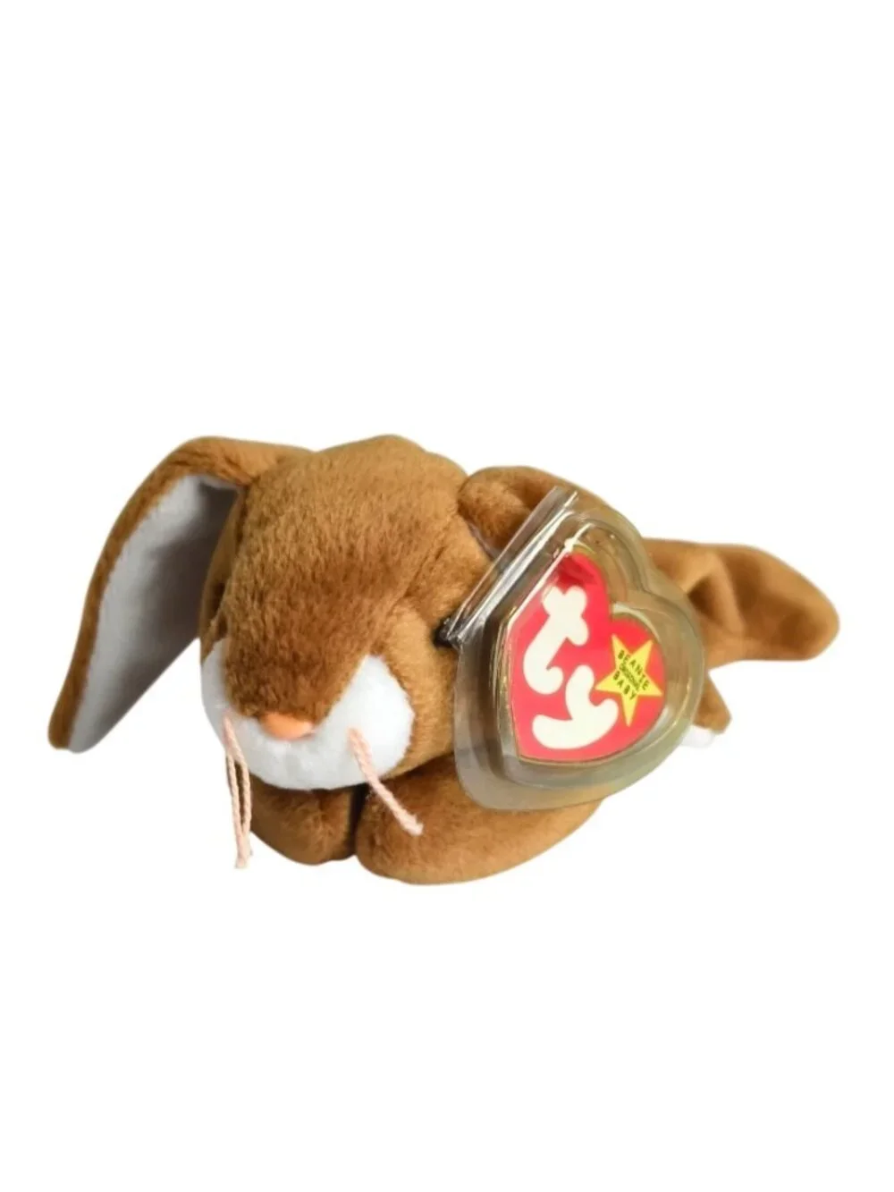Ty Beanie Baby Ears The Bunny Plush MWMT 1995 Vintage Collectible DOB 04-18-95